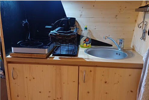 Kitchenette de la Tiny House